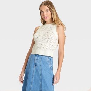Universal Thread Ivory Knit Top